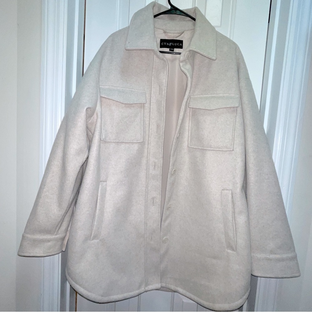 Cyn & Luca Womens Oversized Coat